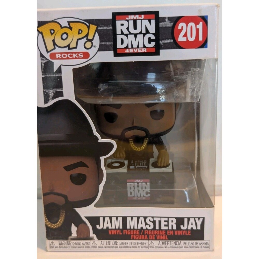 Funko Pop Rocks Run DMC 4Ever Jam Master Jay Vinyl Figure #201